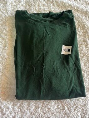 The North Face Green Chest Logo Short Sleeve Tee